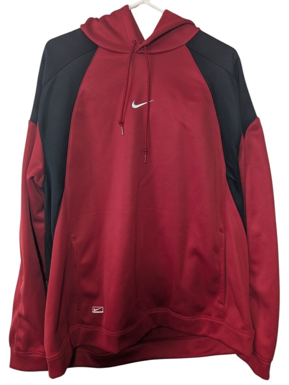 Nike Red And Black Dri Fit Hoodie